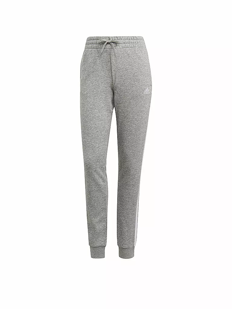 ADIDAS Damen Jogginghose 3 Streifen grau